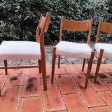 Fristho franeker set of 4 vintage scandinavian chairs from the 1960s