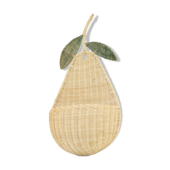 Panier de rangement mural poire