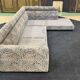 Modular sofa by Roche Bobois from the 1980s in fabric, 2 modules.