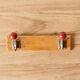 Vintage coat rack - double coat hook - red wooden balls
