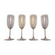 4 Baccarat Perfection champagne flutes