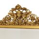 Miroir biseauté doré français antique XL