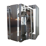 Chrome metal table lamp 70s