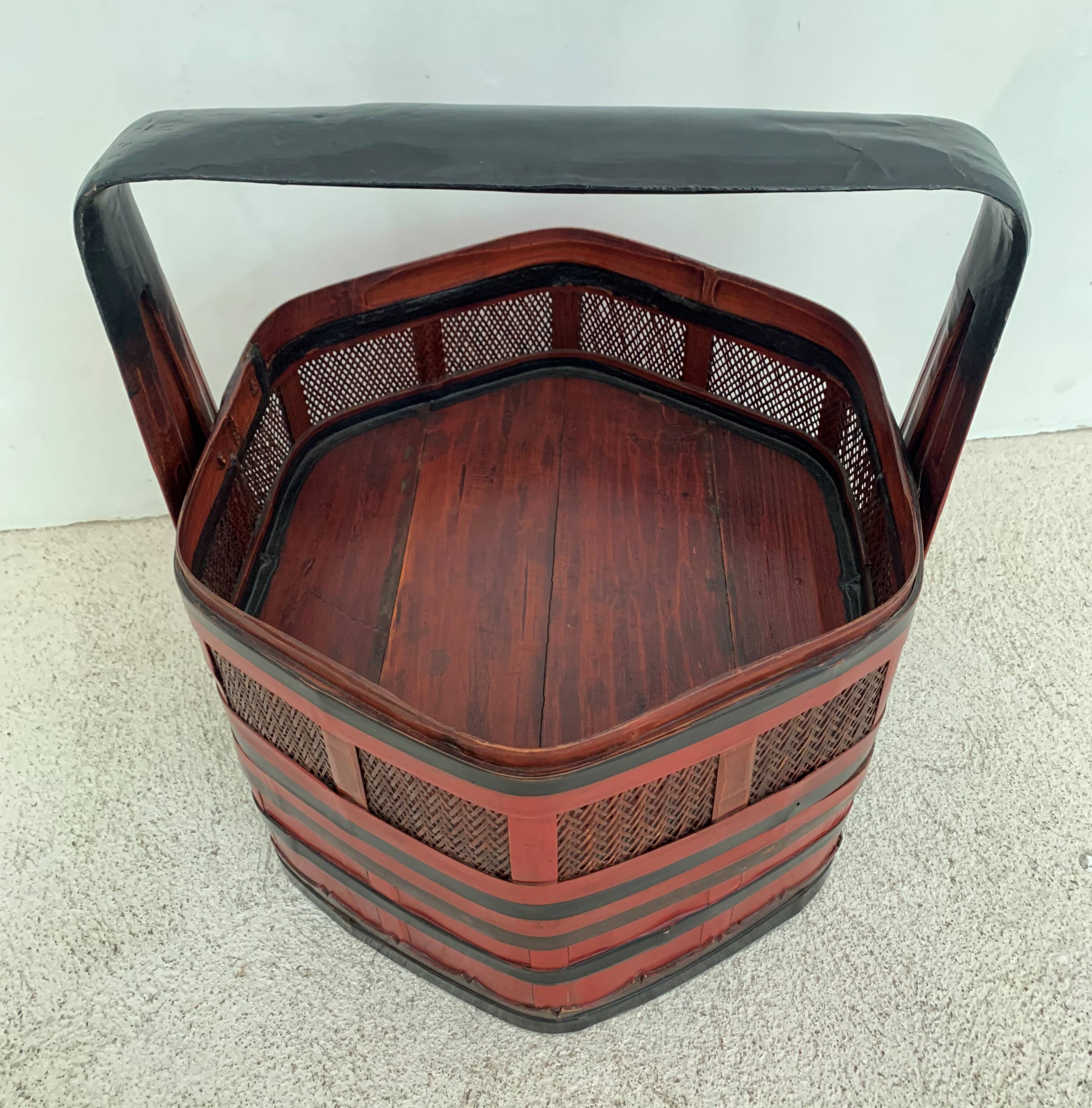 Chinese bamboo basket