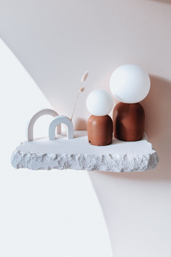 Lampe à poser Andrée châtaigne Zuri objets