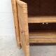 Vintage rattan bookcase