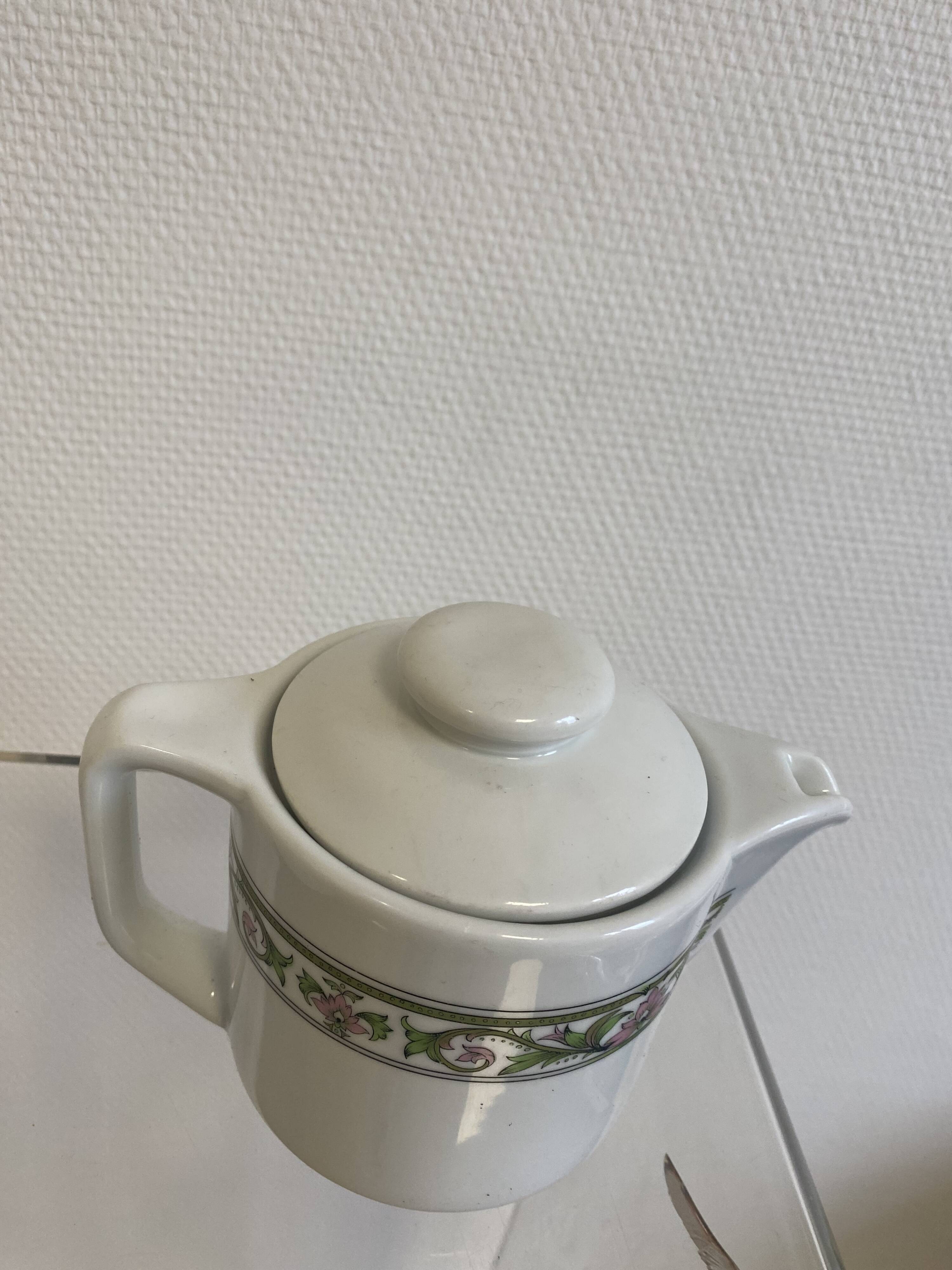 Teapot and milk jug set