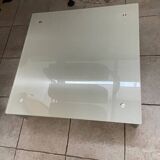 Table basse verre dépoli