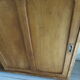 Furniture vintage skateboard straight out of an old shop, tray polished finishing bleached oak, the wax Cabinet medium oak, 2 sliding doors.