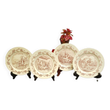 Set of 4 YR advertising talking plates