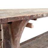 Wooden workbench xxl industrial character welder weathered 251cm