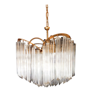 Quadriedri murano chandelier by
