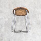 Tubular steel hocker by Karel Ort for Gottwald, 1930s