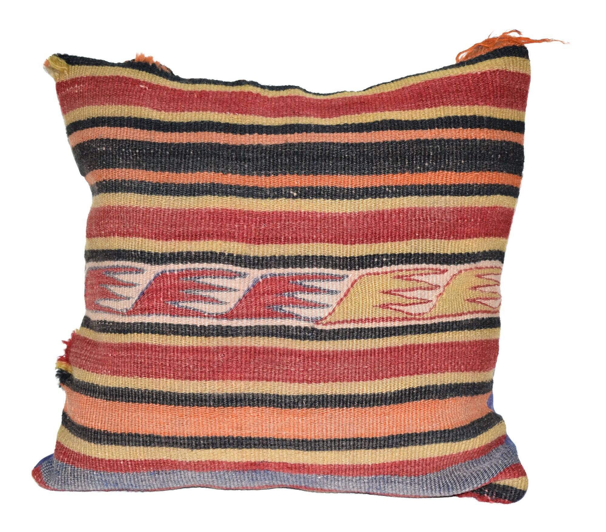 Housse de coussin kilim vintage 41x41 cm