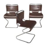 3 chairs by Pascal Mourgue, Steiner Edition, Model Biscia, 1970