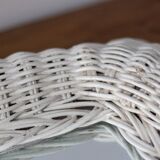Vintage rattan mirror