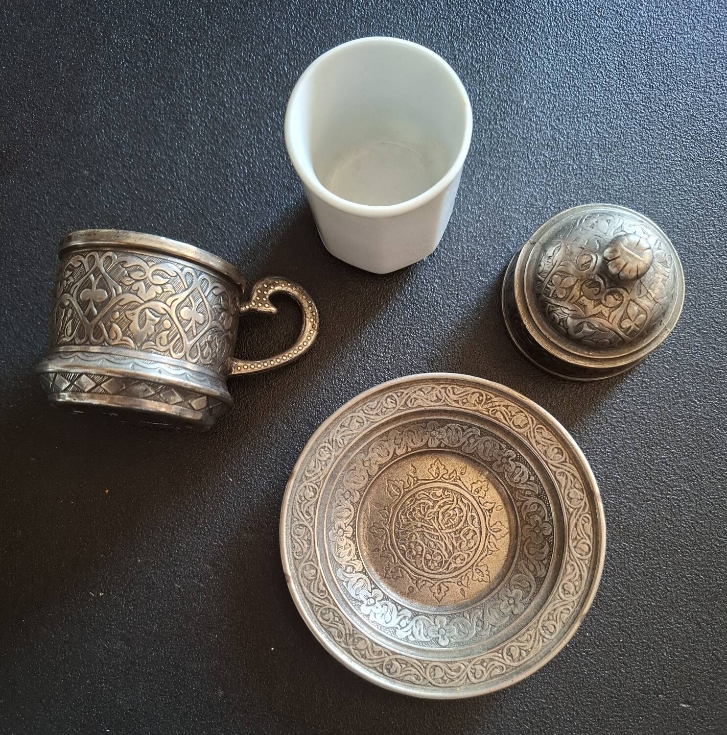 Vintage coffee or tea duo