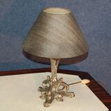 Art Nouveau period lamp with thistles