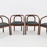 1970s Antonin Suman Set of Four Dining Chair by TON