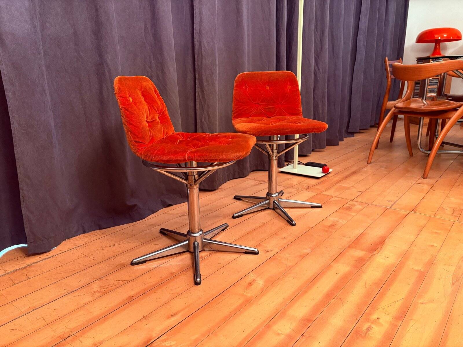 Swivel chairs, 1960s, set of 2