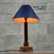 Art deco lamp in turned wood 1930