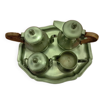 Pewter tea coffee service