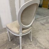 4 louis xvi style medallion chairs