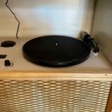 Meuble radio lecteur vinyles