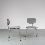 Pair of “CT2” dining chairs by Willy van der Meeren for Tubax, Belgium 1950