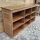 Old teak shop counter from Burma.