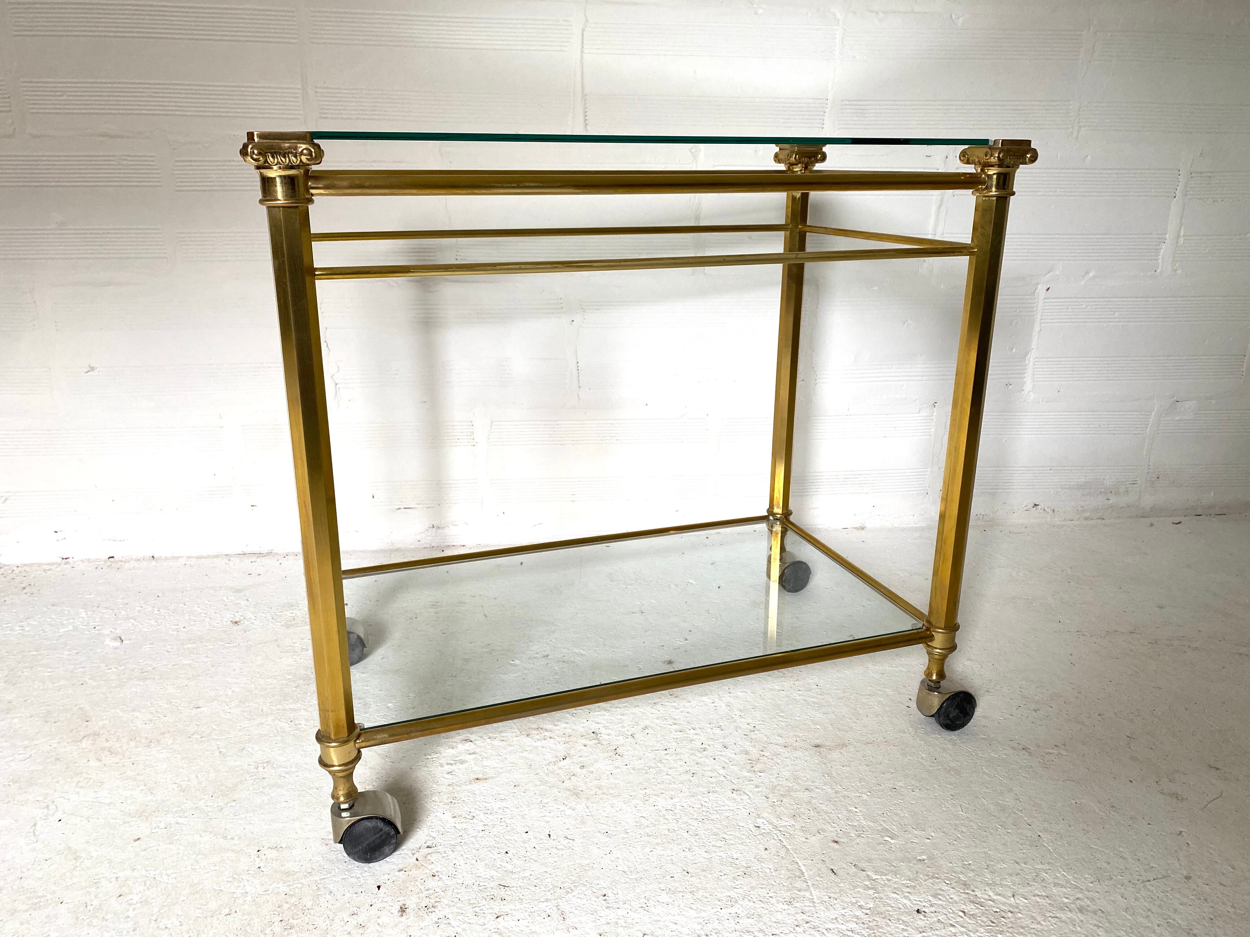 Rolling service in brass