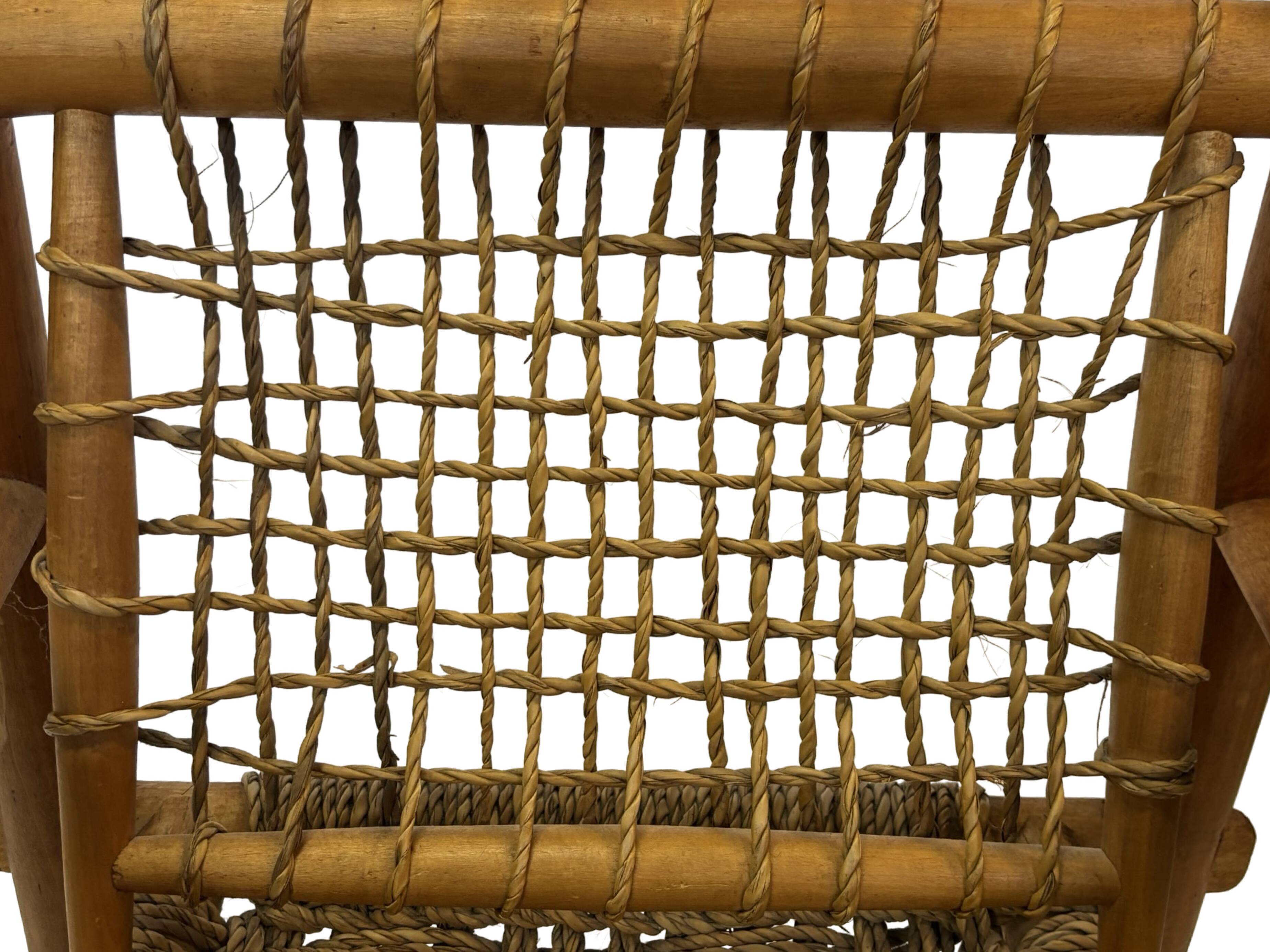 Vintage Lounge chair in style of Audoux  France 50's Design