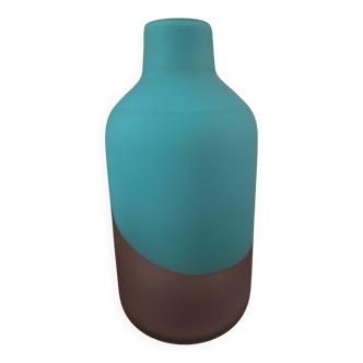 Vase contemporain bicolore