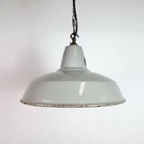 Industrial Grey Enamel Factory Pendant Lamp from Thorlux, 1960s