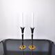 Pair of brutalist candlesticks by Art3, 1970