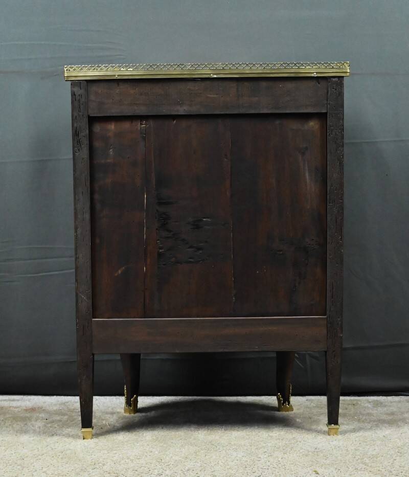 Small living room piece in precious wood marquetry, Louis XVI style – mid-19th century.