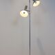 Lampadaire Koch & Lowy  en métal chromé