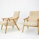 Paire de fauteuils du milieu du siècle des années 1960, Tchécoslovaquie