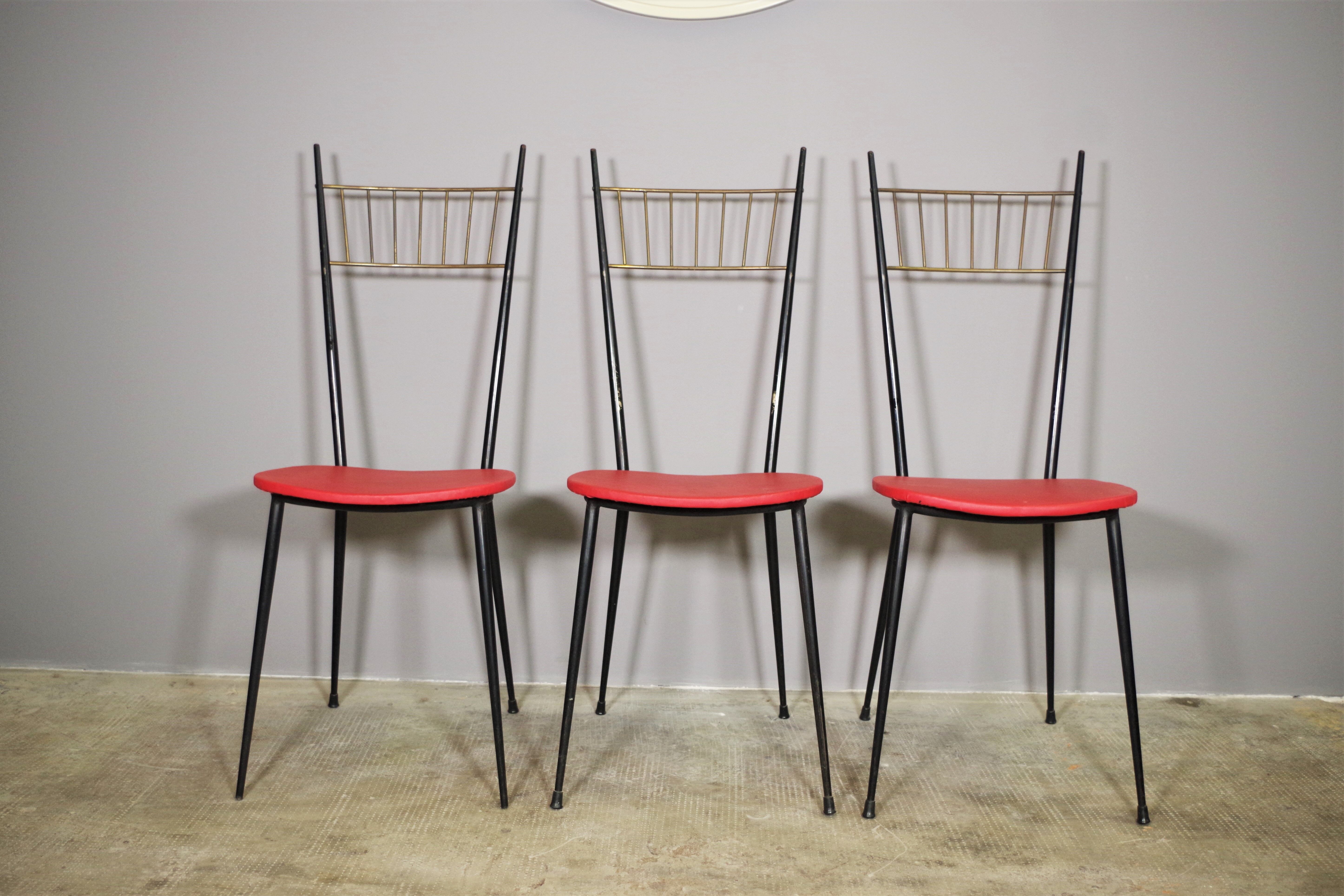 Set of 6 chairs, 1950s