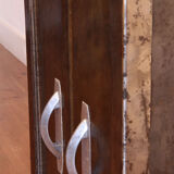 Small industrial metal storage unit.