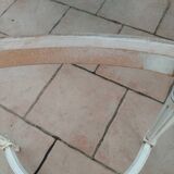 Table basse ancienne style louis xvi avec plateau marbre