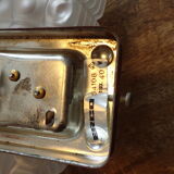 Erco wall lamp in molded blown glass