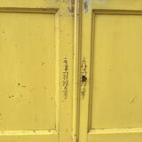 Yellow Parisian glass cabinet