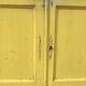 Yellow Parisian glass cabinet