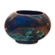 Vase rond en céramique irisée