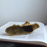 Brass lion paperweight