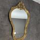 Petit miroir Louis XV en bois doré à coquille