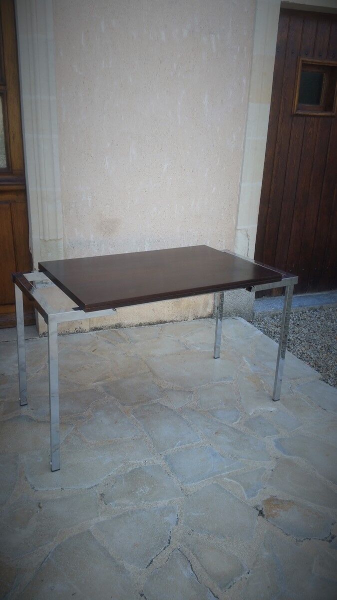 Table basse relevable vintage
