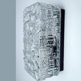 Vintage Brutalist Glass Sconce