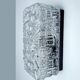 Vintage Brutalist Glass Sconce